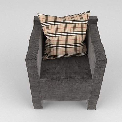 Baxter Chair 3D model 2