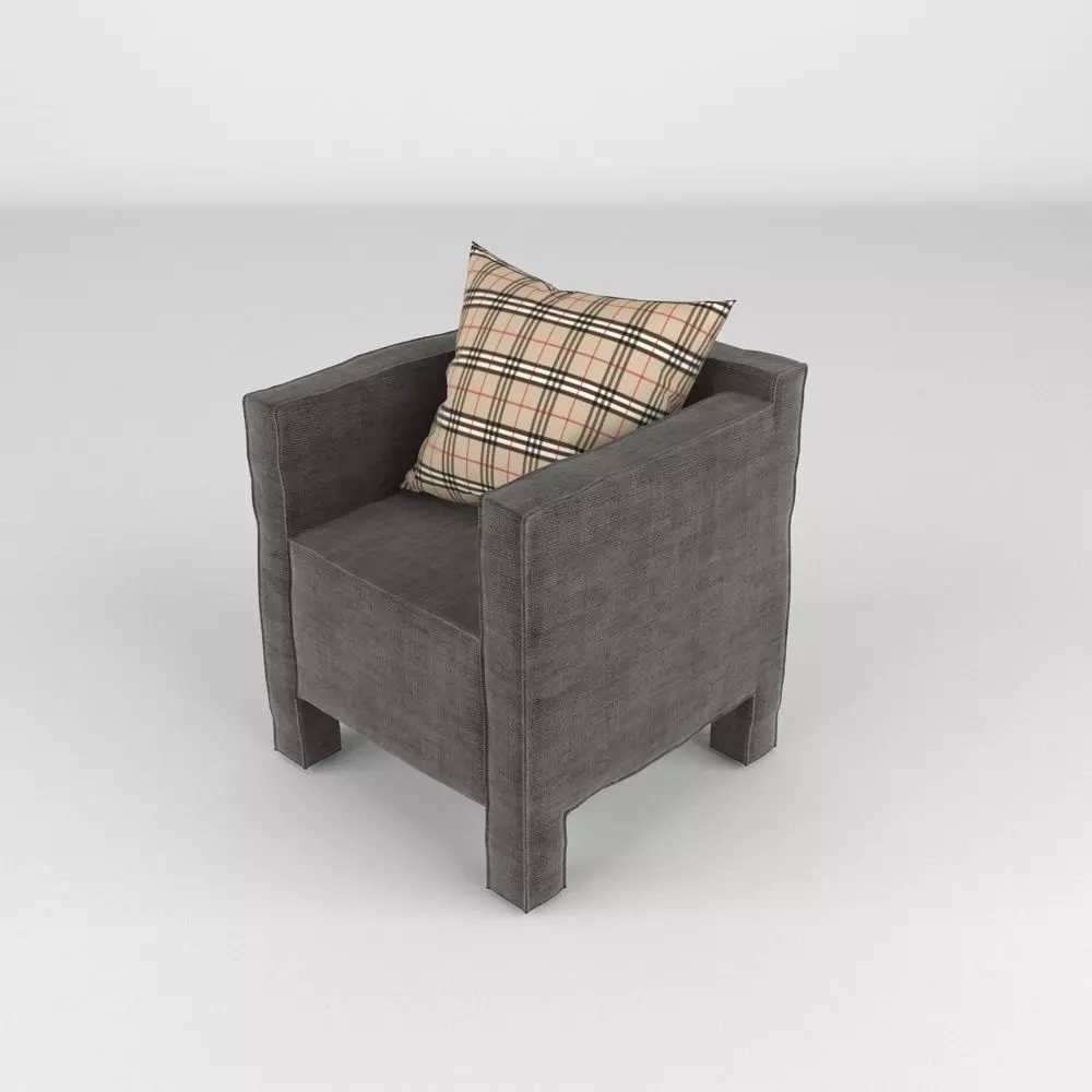Baxter Chair 3D model_0