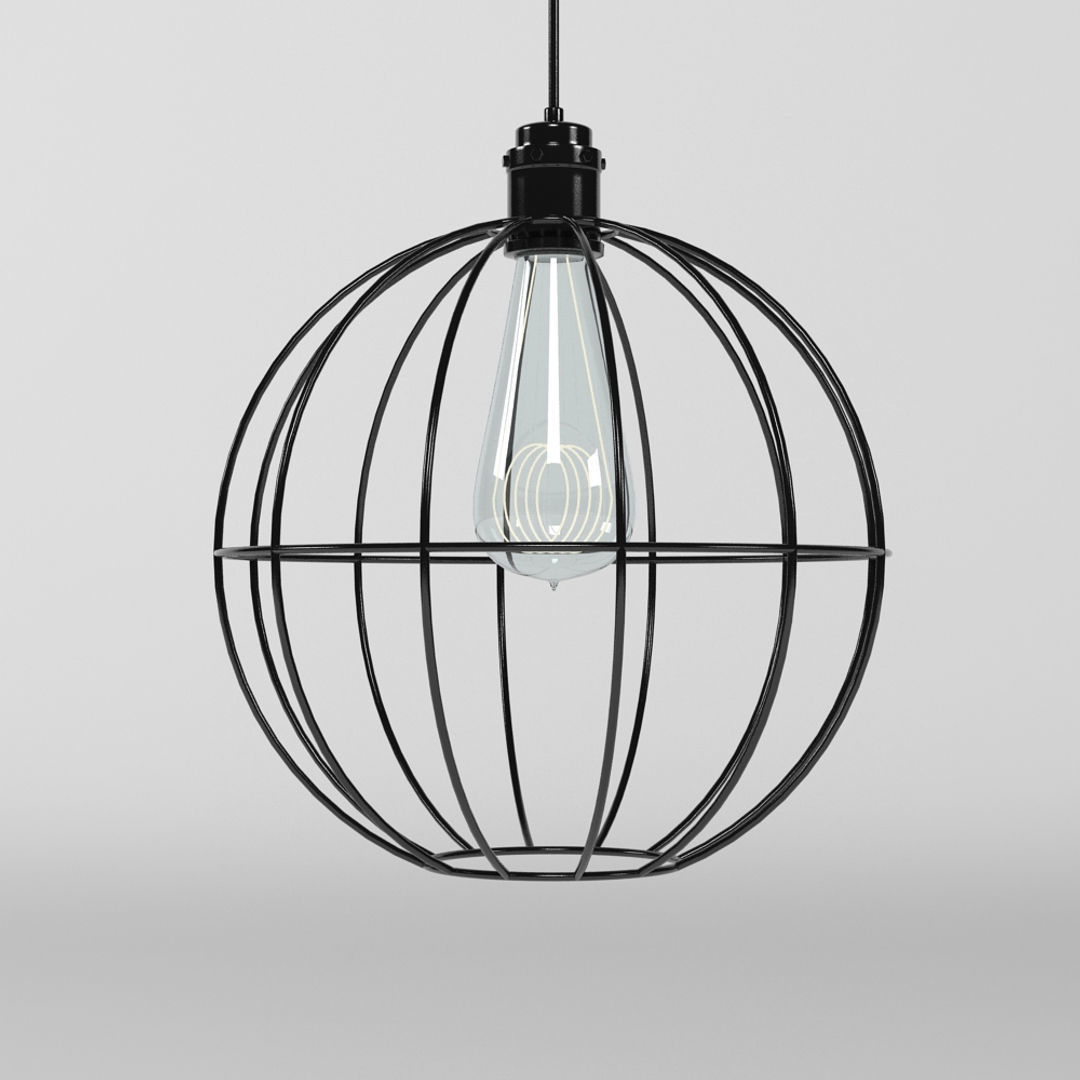 Hanging Lamp 015 3D model_1