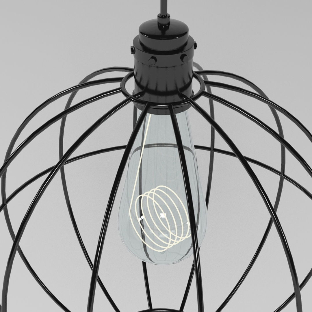 Hanging Lamp 015 3D model_3