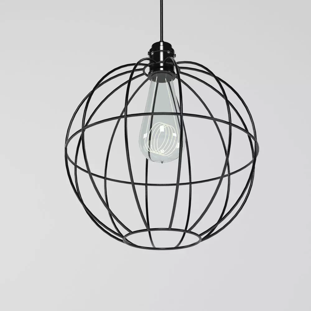 Hanging Lamp 015 3D model_0