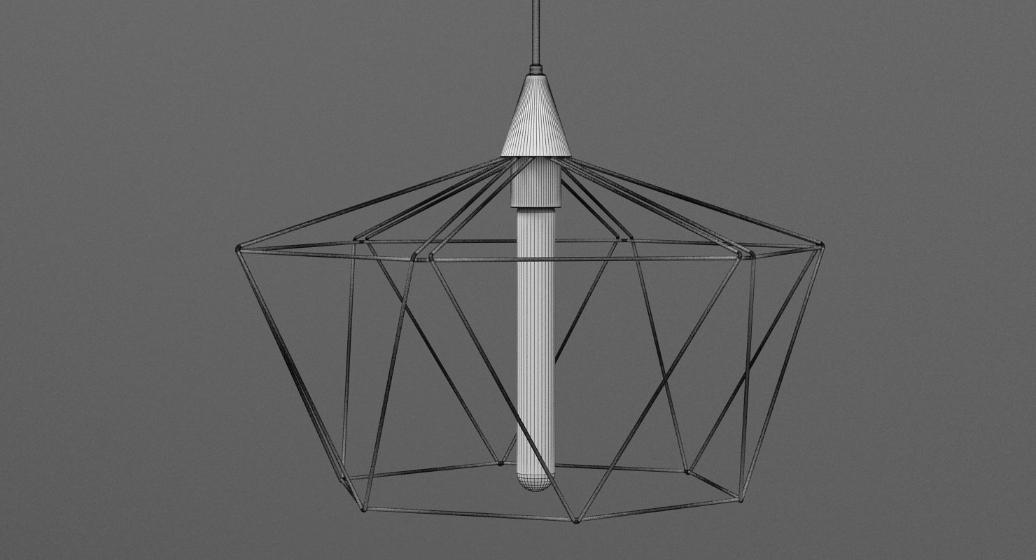 Ceiling Lamp 007 3D model_7