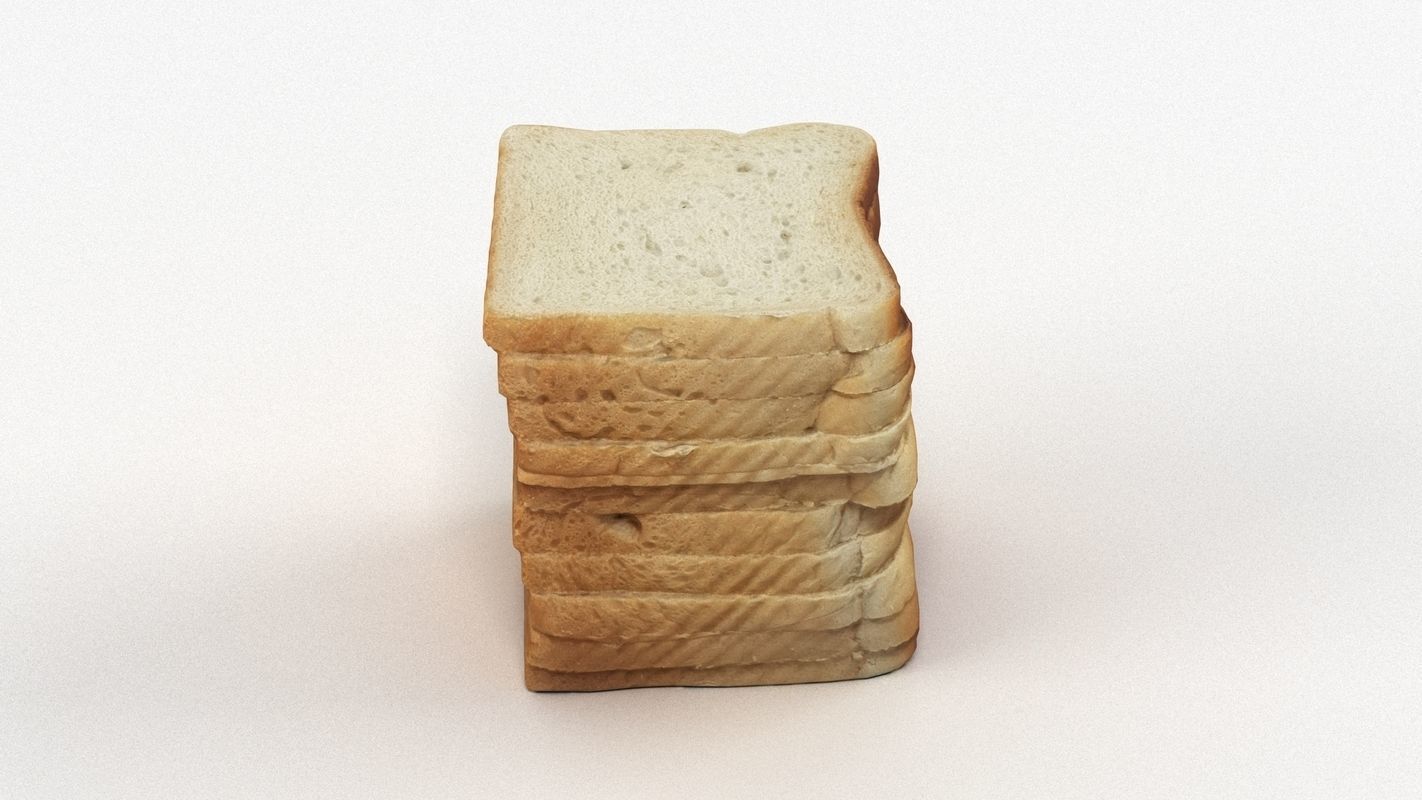 Toast 002 3D model_1
