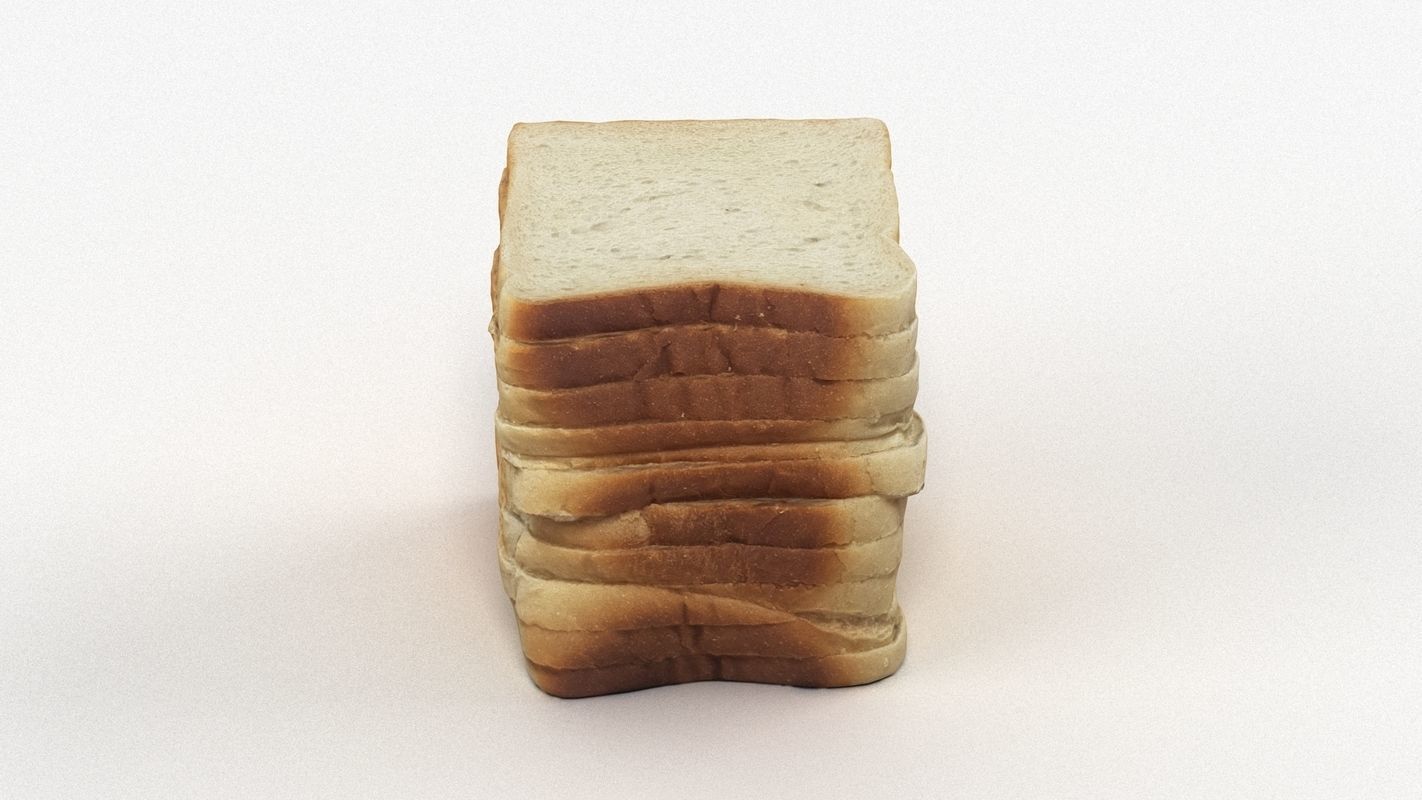 Toast 002 3D model_2