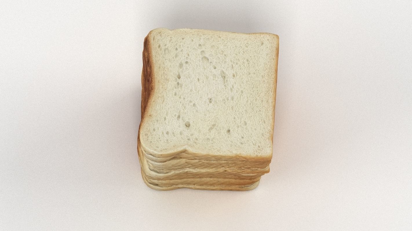 Toast 002 3D model_4
