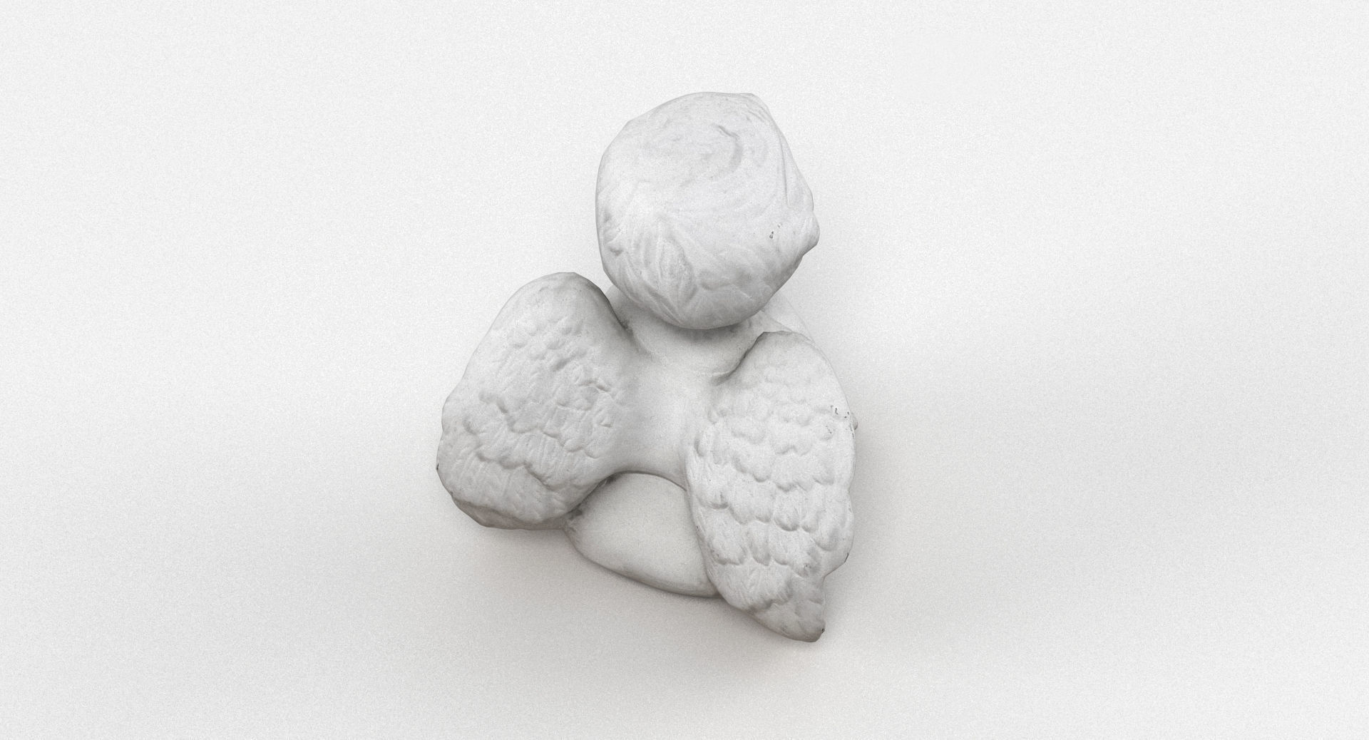 Angel Statuette 004 3D model_4