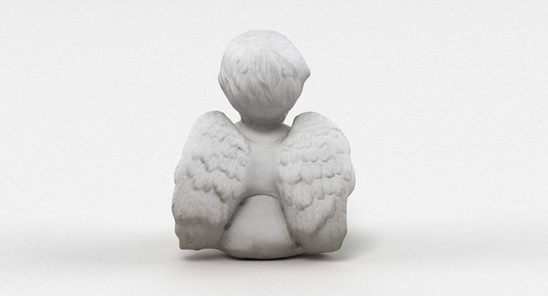 Angel Statuette 004 3D model_2