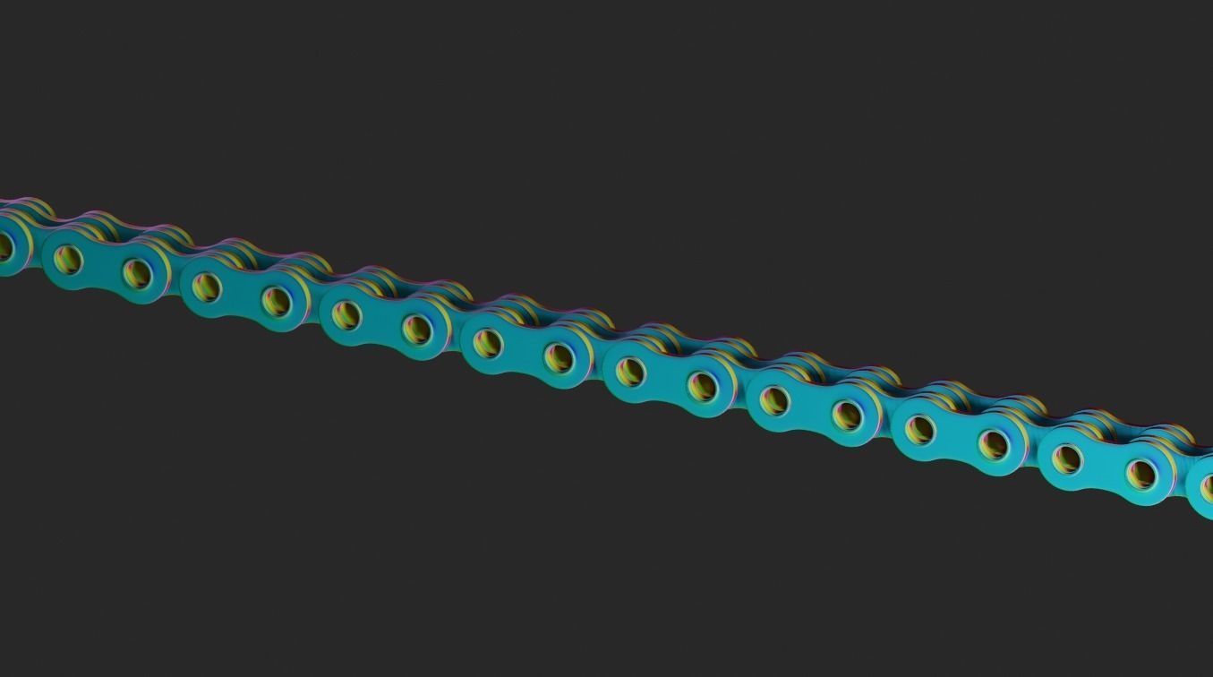 Chain bicycle Free 3D model_2