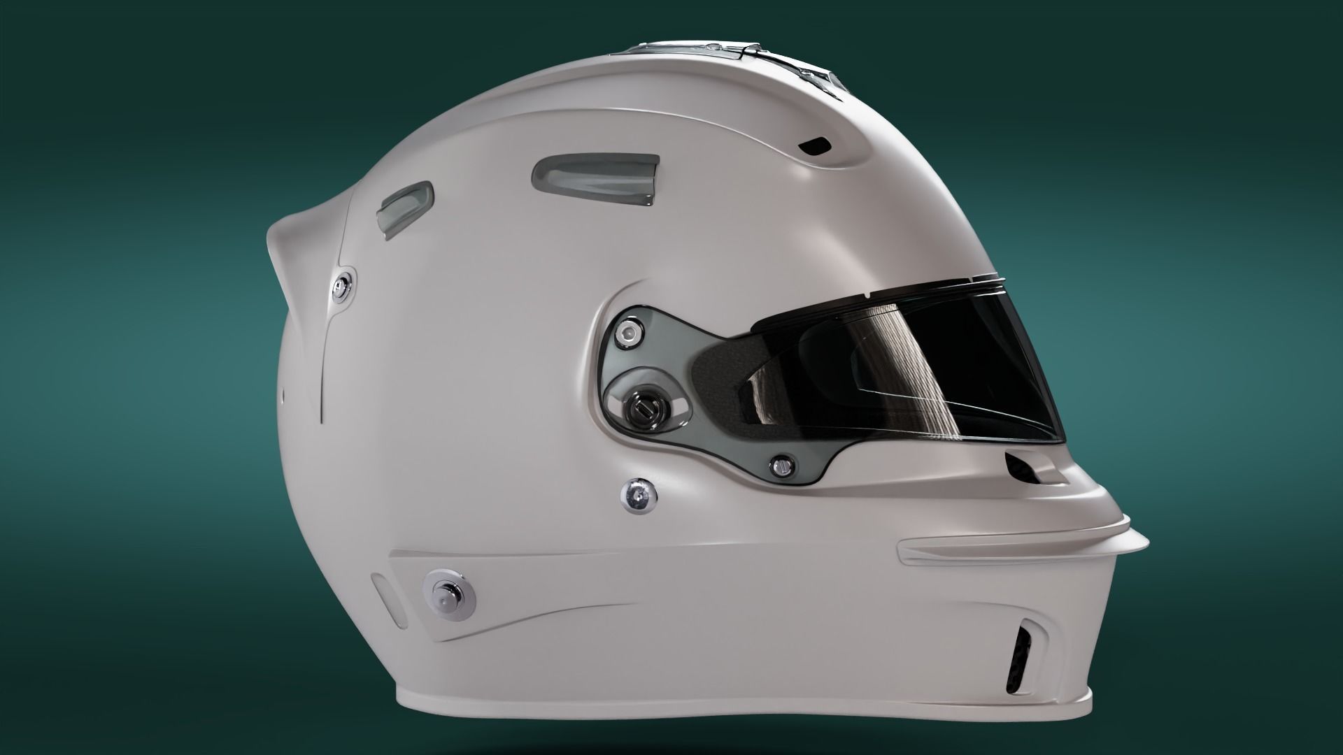 Racing Helmet Free 3D model_1