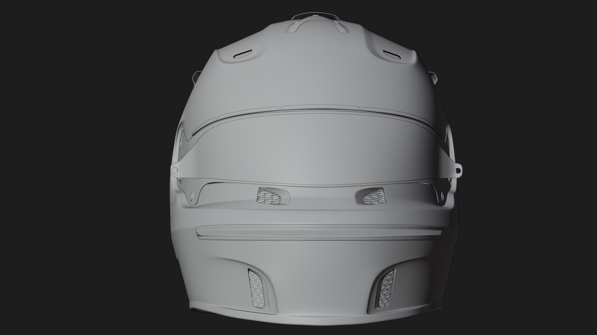 Racing Helmet Free 3D model_7