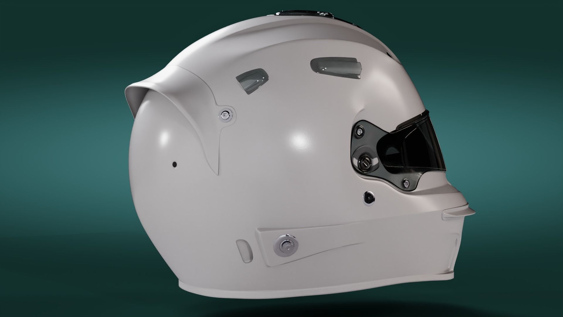Racing Helmet Free 3D model_2