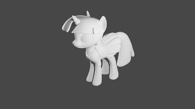 My little Pony 3d print model 3D print model