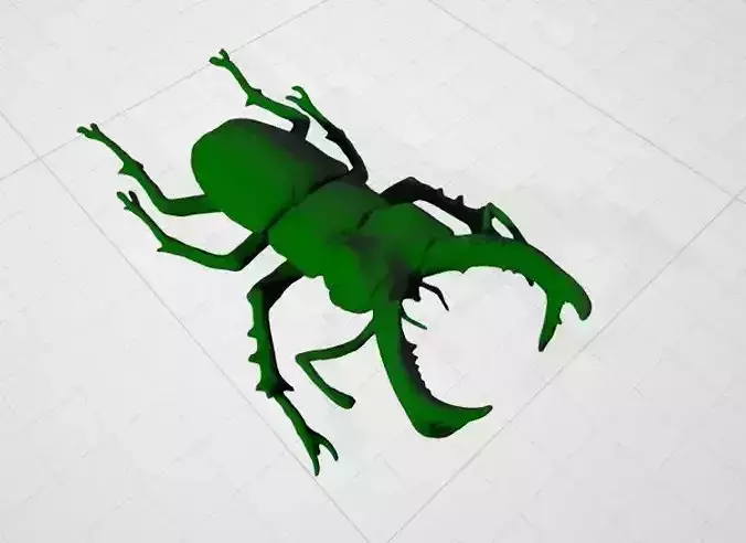 Stag beetle 3D print model 3D print model