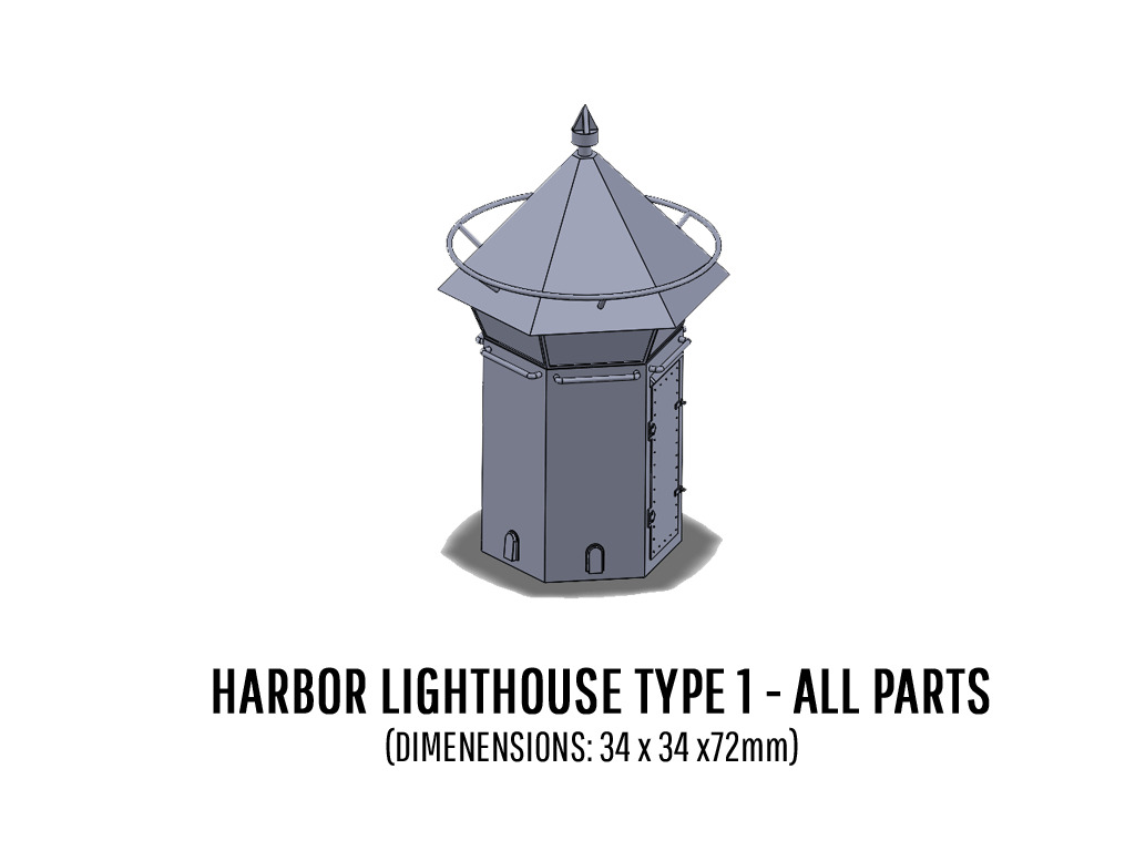DET-0032 Harbour Detail set H0-scale 3D print model 3D print model_2