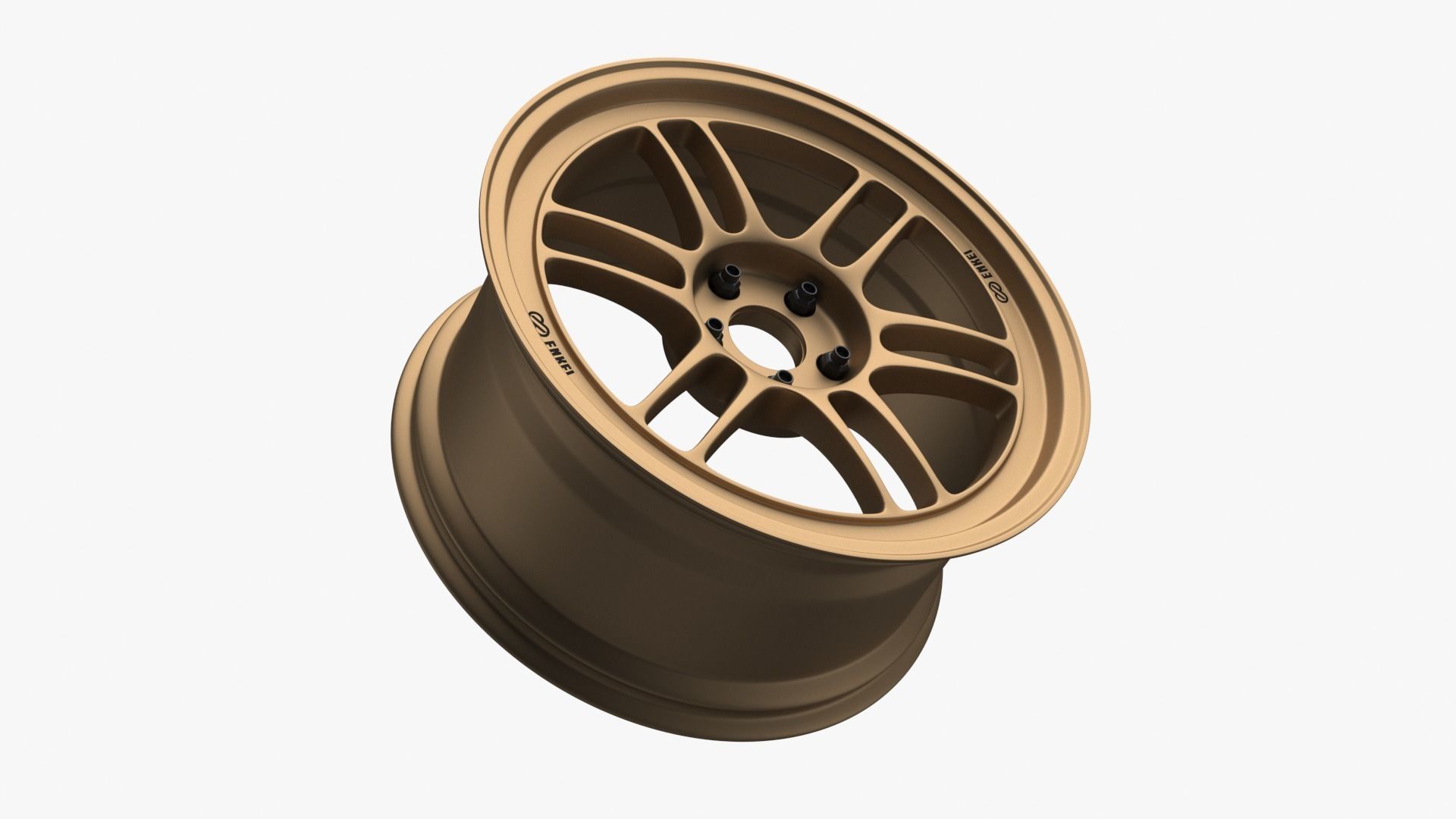 Enkei RPF1 Wheel Rim 3D model_9
