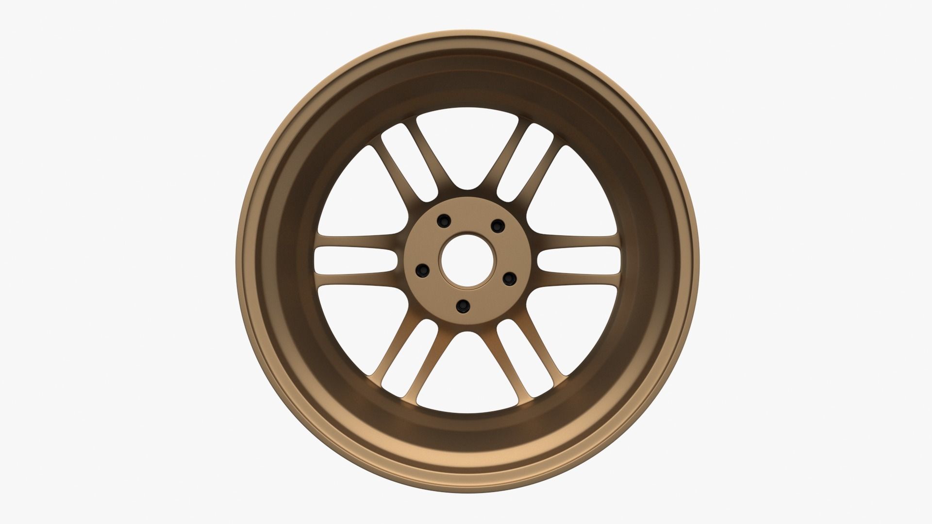 Enkei RPF1 Wheel Rim 3D model_3