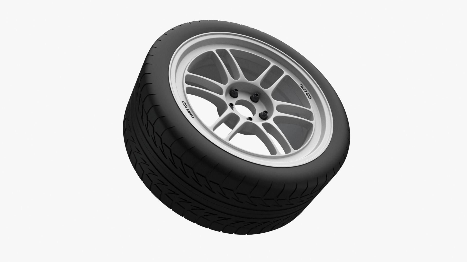 Enkei RPF1 Wheel Rim 3D model_16