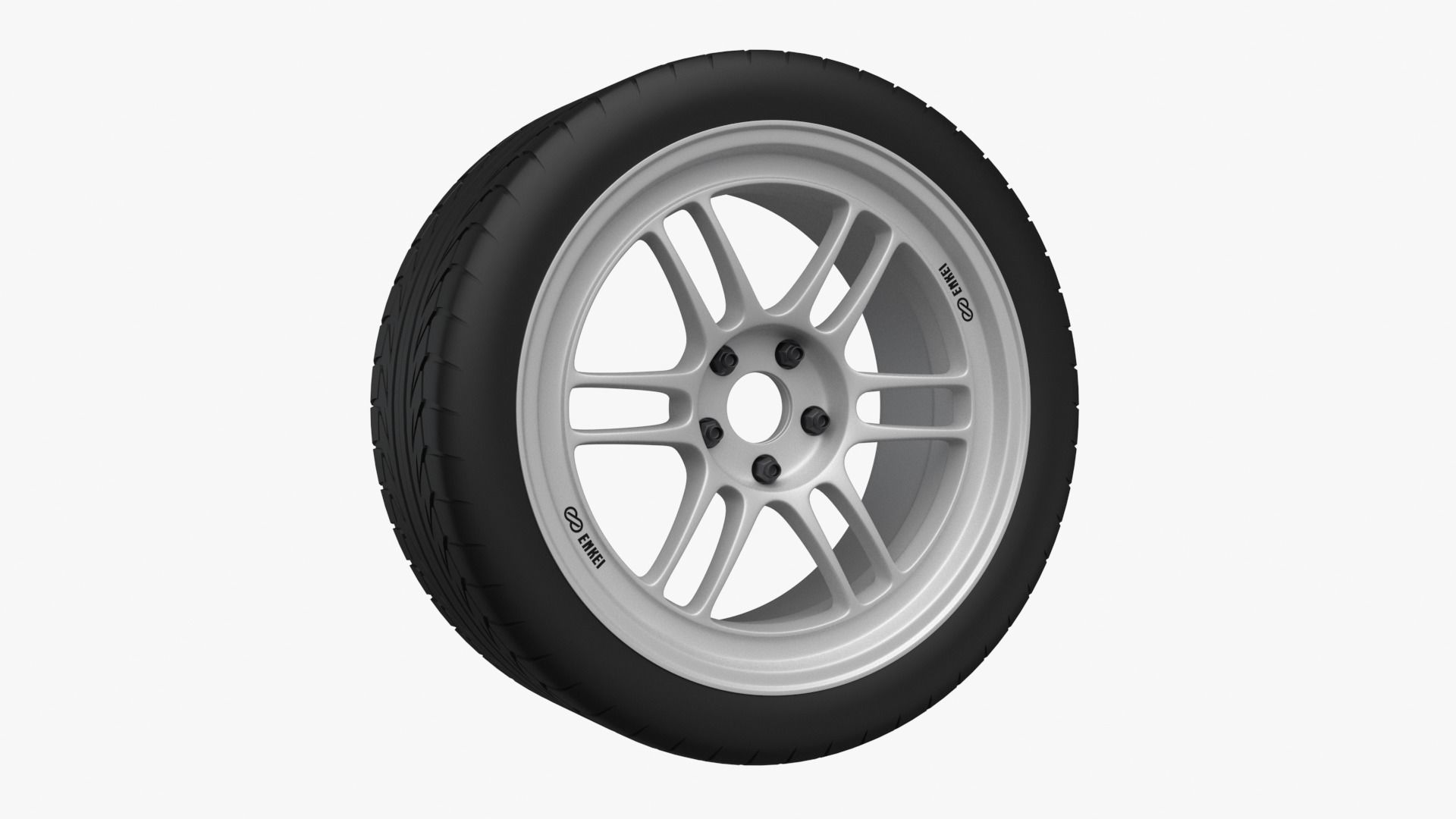 Enkei RPF1 Wheel Rim 3D model_14