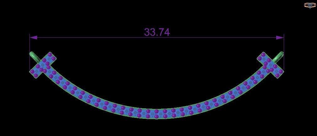 Tiffany-t-Smile Pendant  3D print model_2