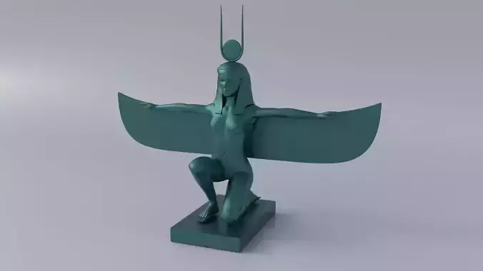 Isida hi-poly sculpture