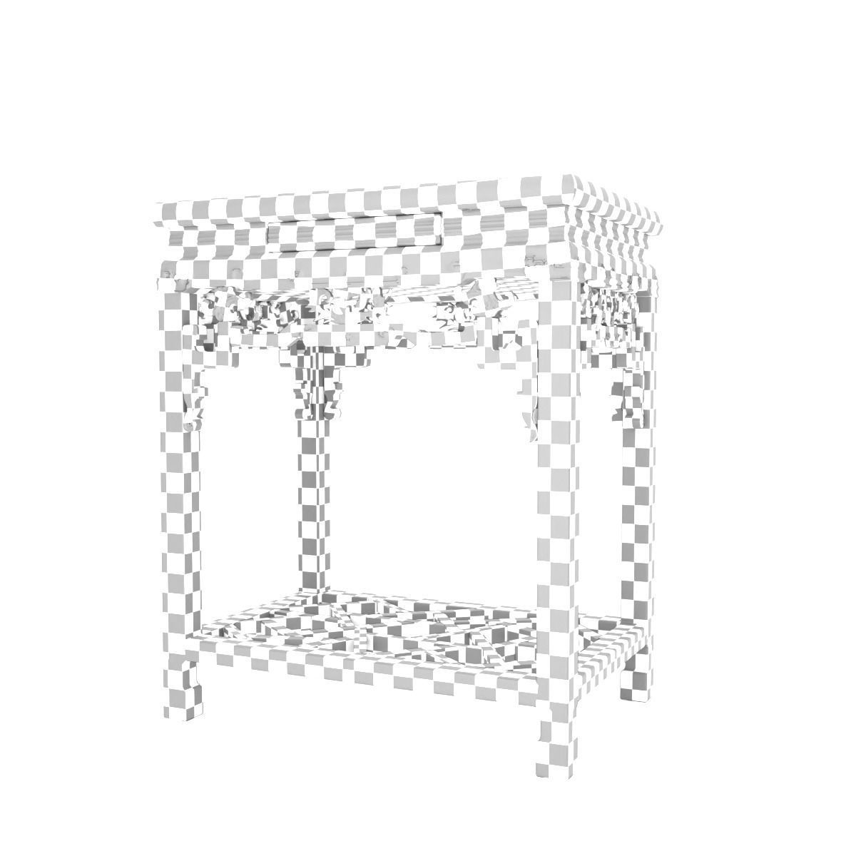 Chinese Console Table 3D model_2