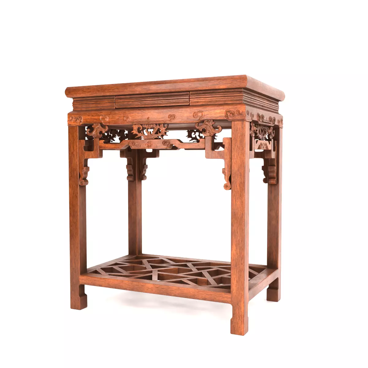 Chinese Console Table 3D model_0