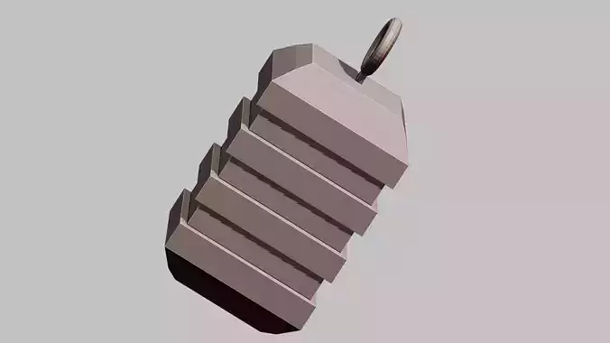 A cubic beehive for your keychain 3D print model