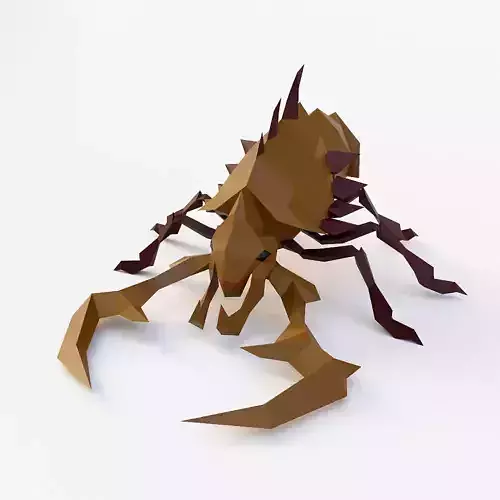 Beetle 3d model scorpion