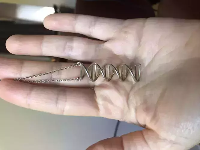 DNA Necklage 3D Printable File with Real Photography