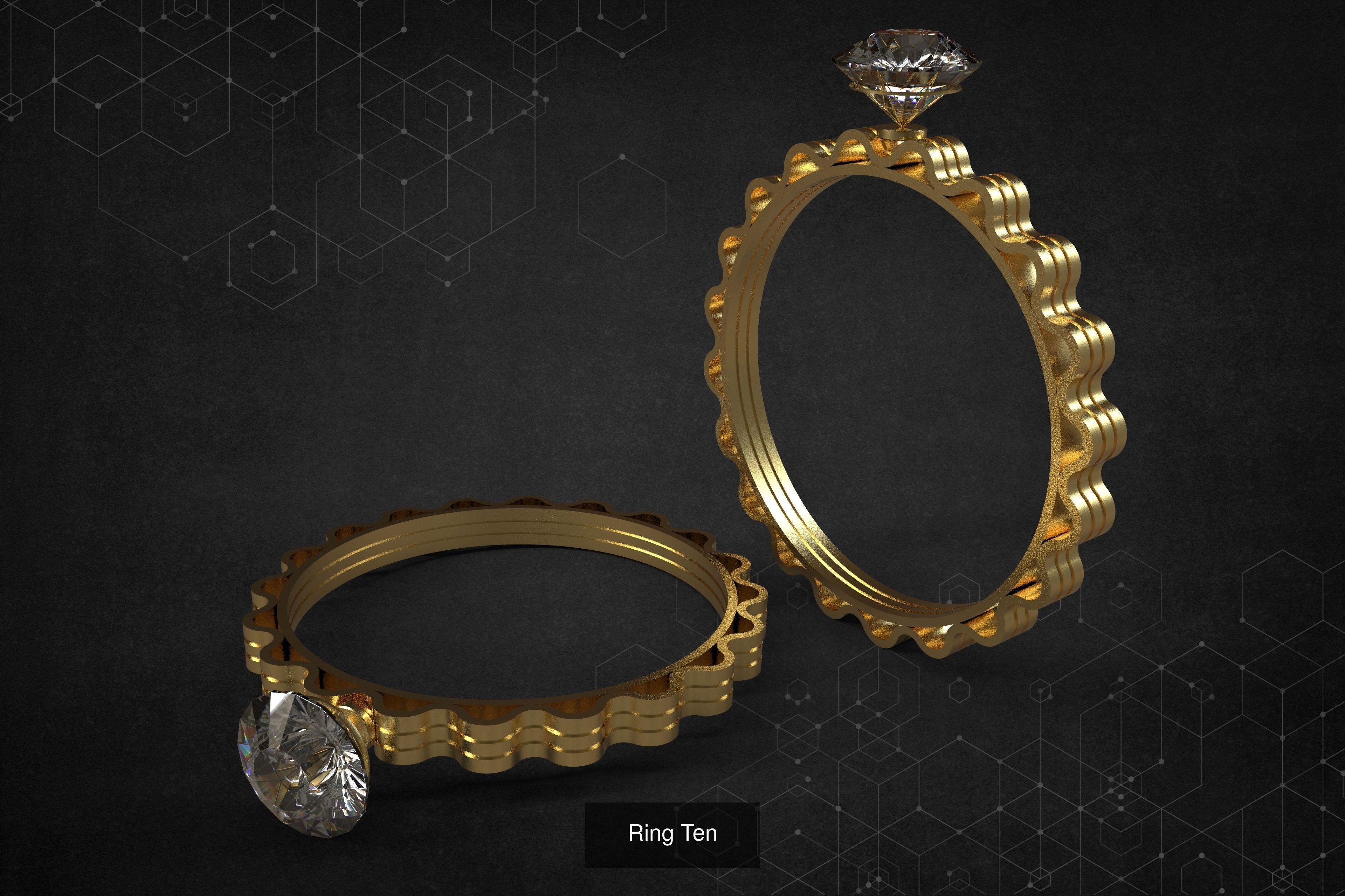 Gold Ring Collection _12