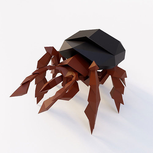 Beetle insect 3d model  Low-poly 3D model