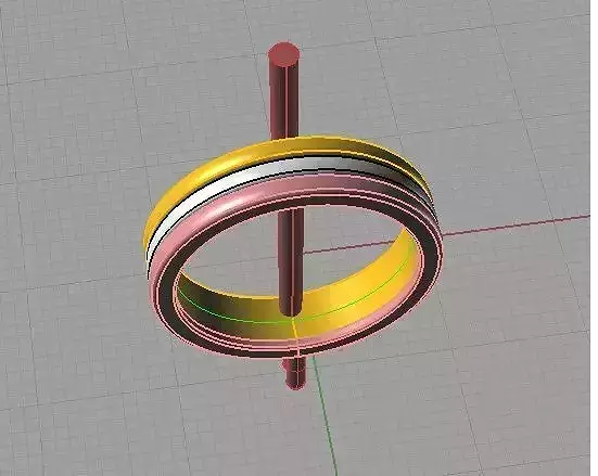 CG110 metal ring 3D print model