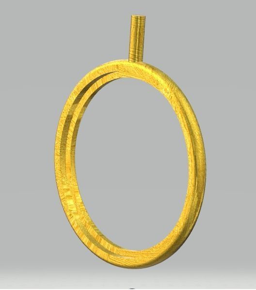 CG110 metal ring 3D print model_3