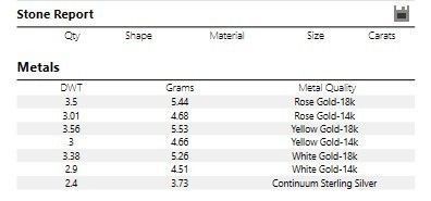 Row Band Ring 3D Printable Model with Real Photography 3D print model_6