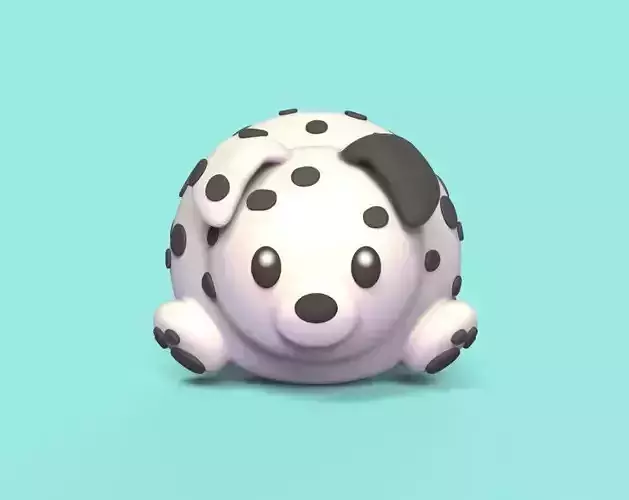 Little Dalmatian 3D print model