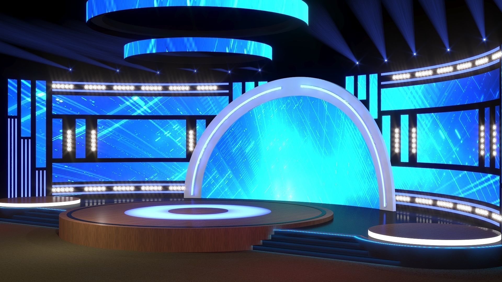 Stage Design 3D model_2