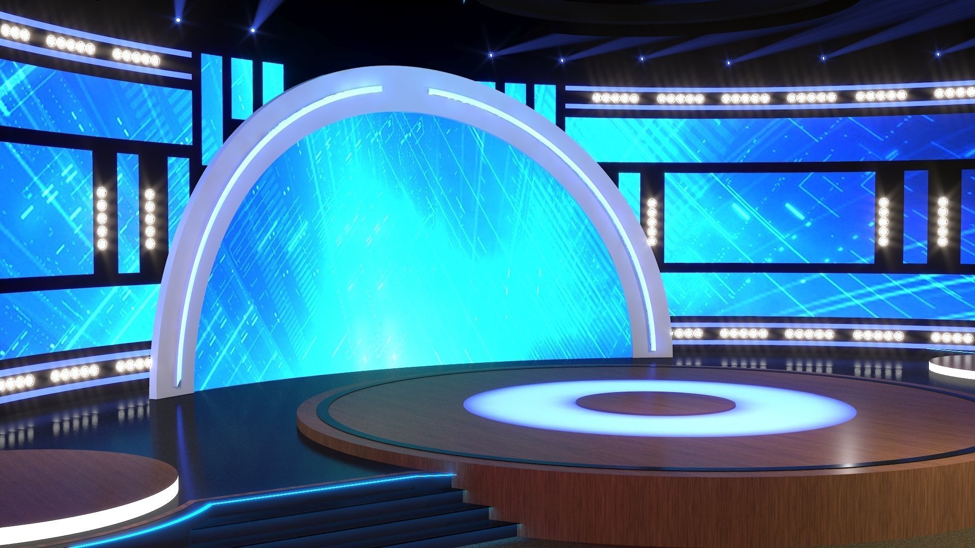 Stage Design 3D model_3