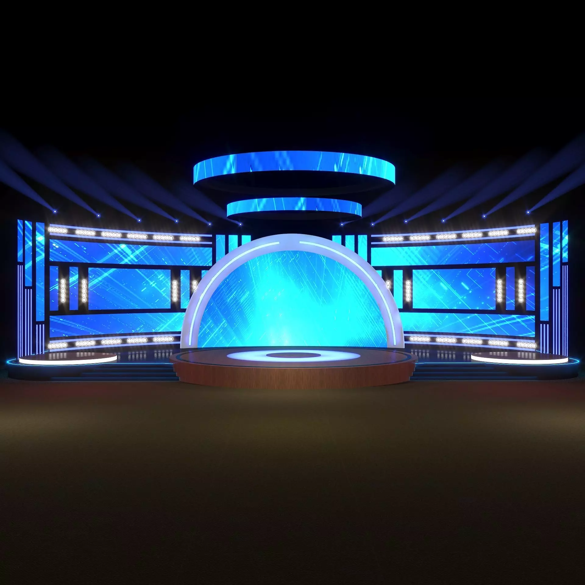 Stage Design 3D model_0