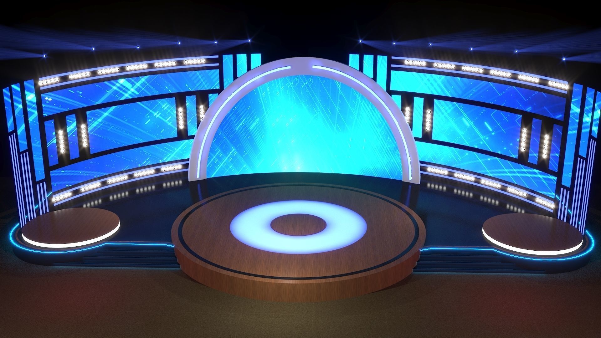 Stage Design 3D model_4