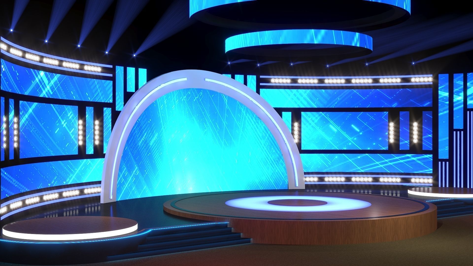 Stage Design 3D model_1