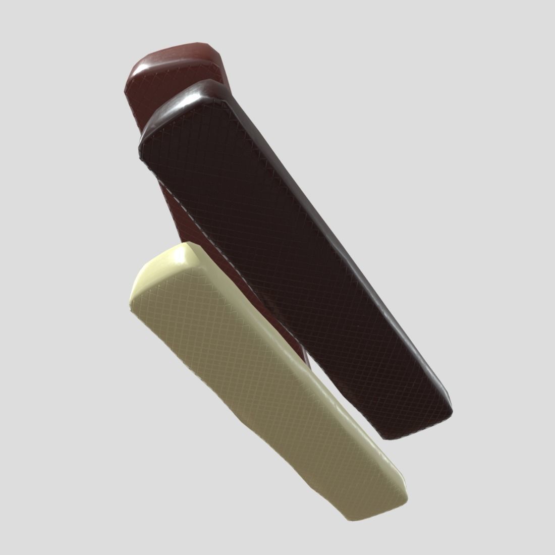 Chocolate Bar 3 Low-poly 3D model_9