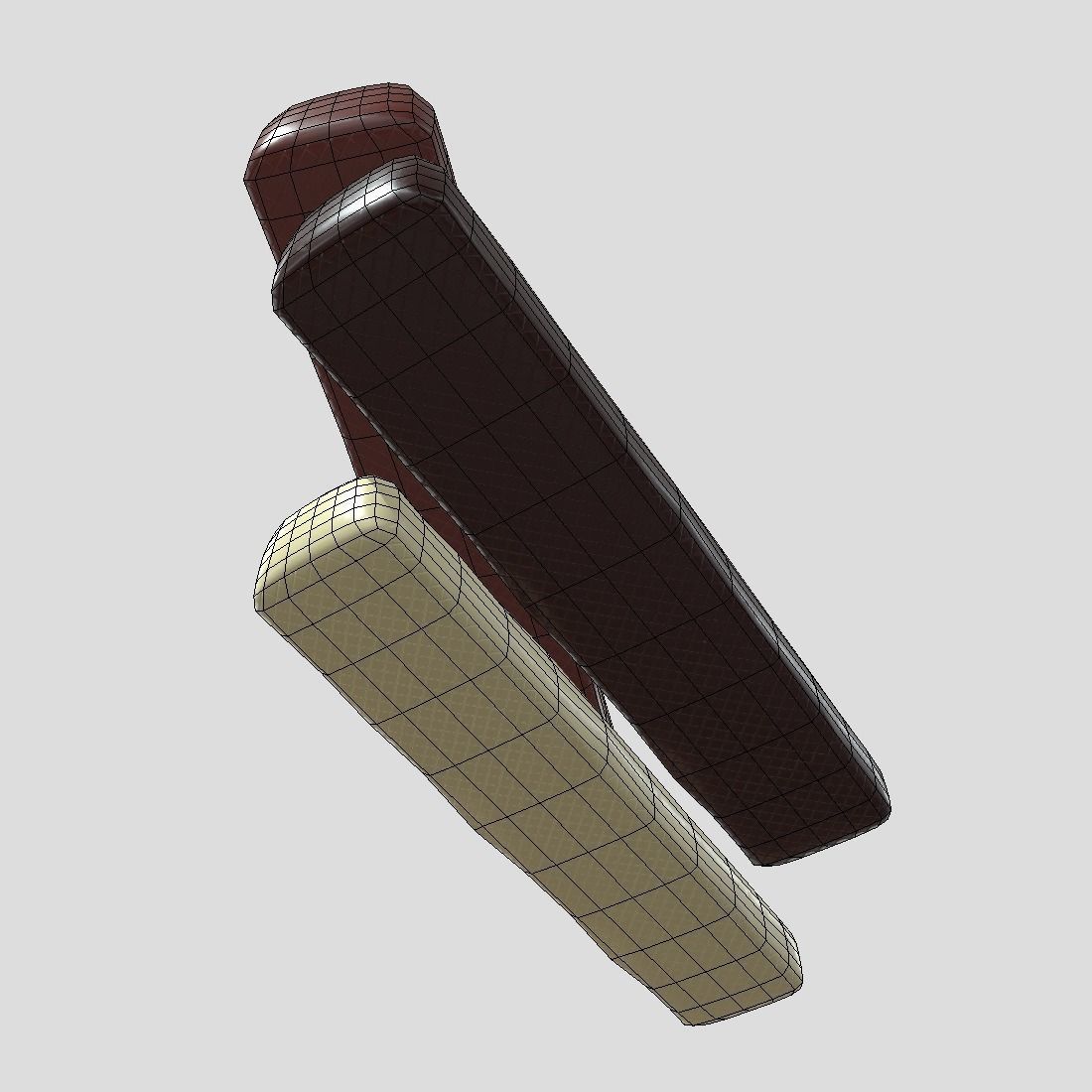 Chocolate Bar 3 Low-poly 3D model_10