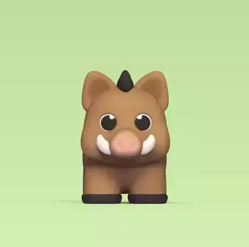 Little Boar 3D print model