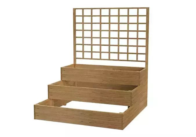 Planter with trellis