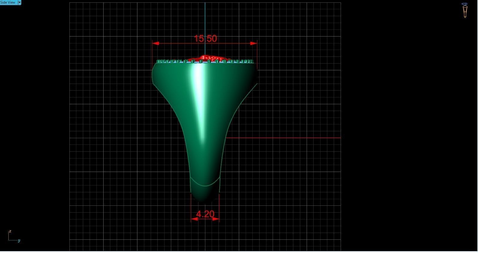 Gryphon Griffin Griffon ring with gems 3D print model_33