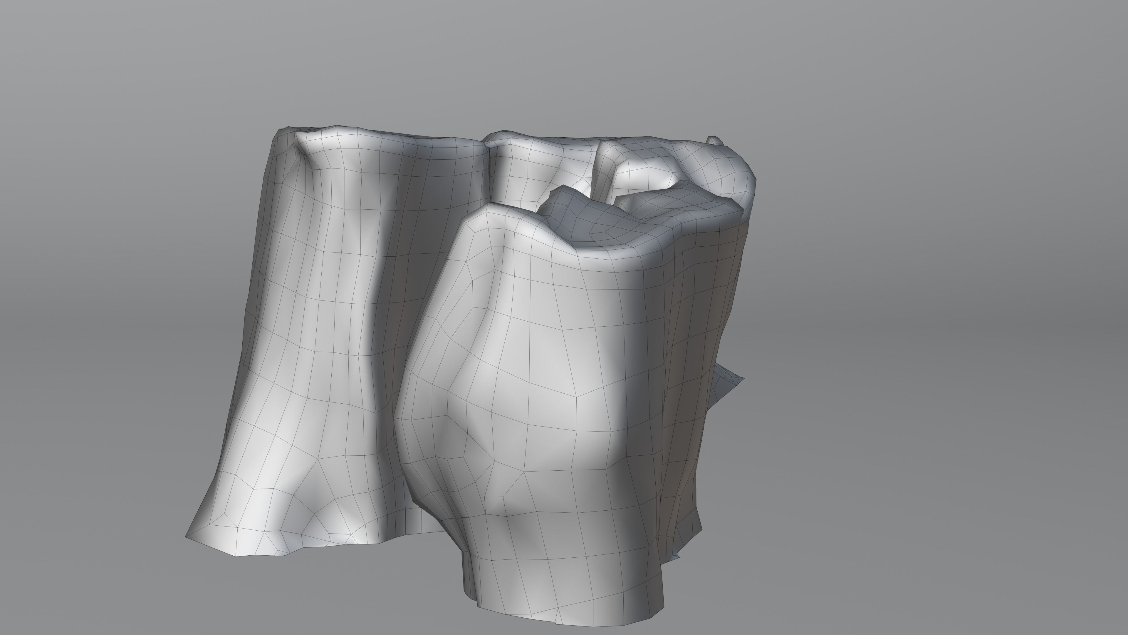 Tree Stump 002 Photoscan PBR Game Ready Free low-poly 3D model_17