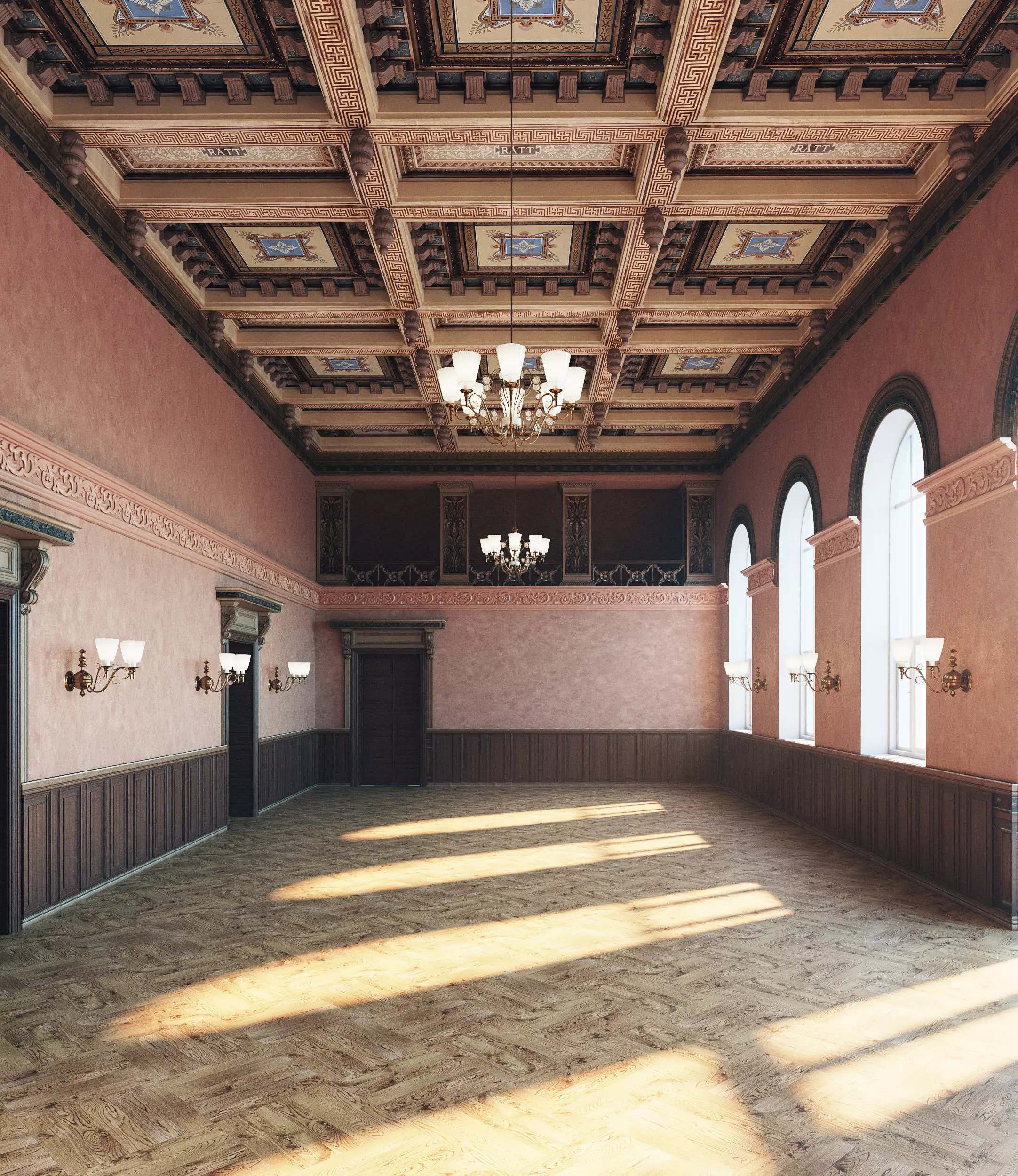 Classical Room 3D model_0