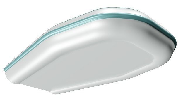 Inflatable Rubber Boat 3D model_3