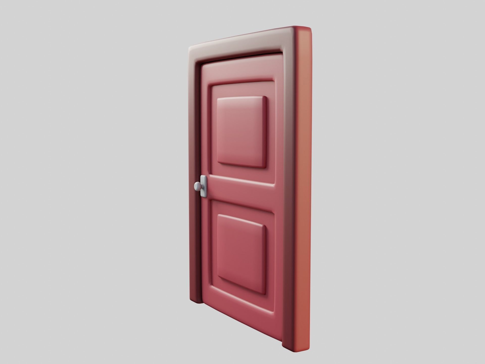 Cartoon Door 3a 3D model_8