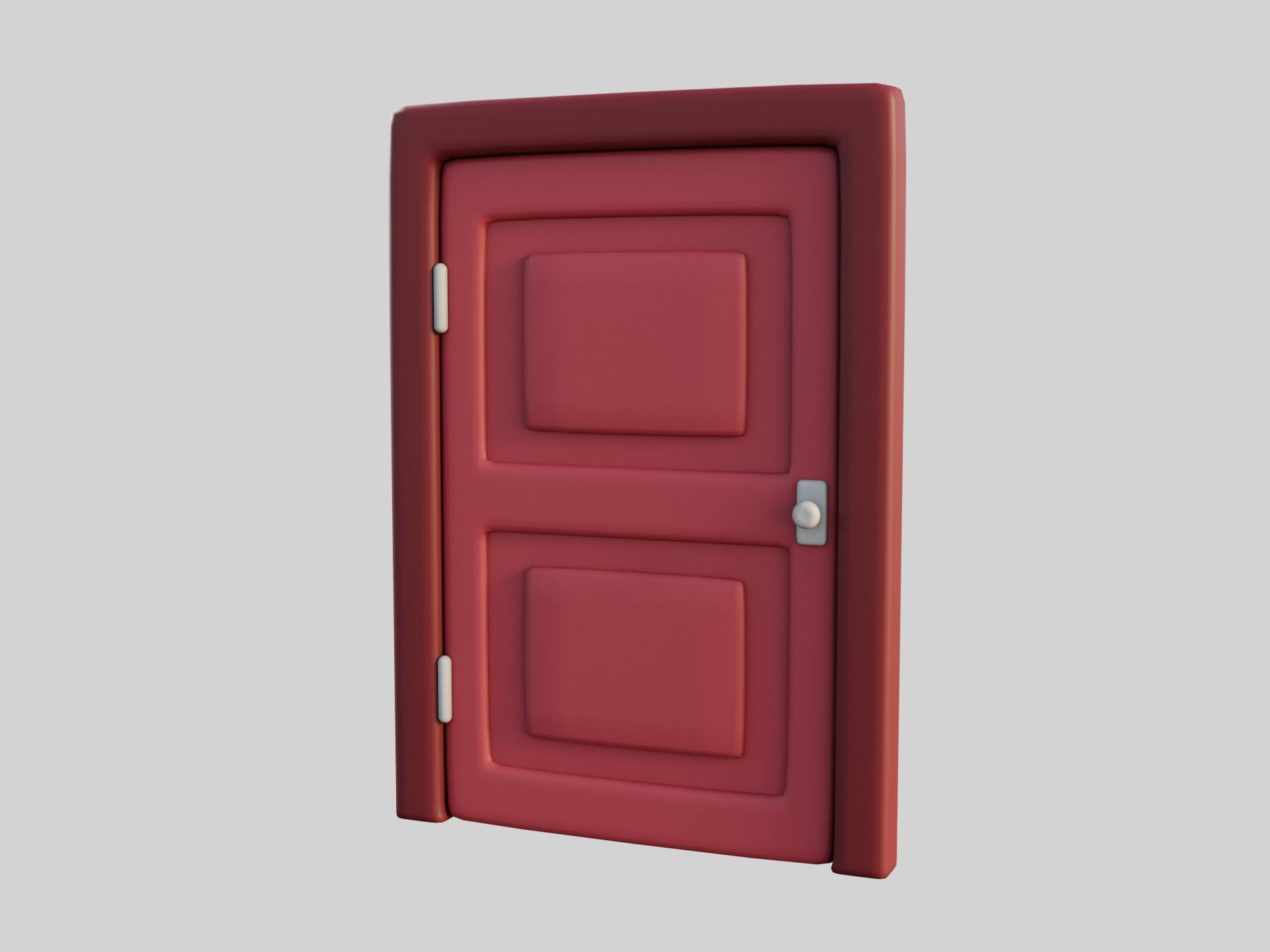 Cartoon Door 3a 3D model_4